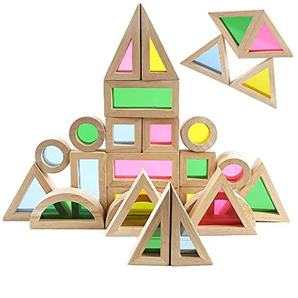 Ξύλινο Εκπαιδευτικό Παιχνίδι Κατασκευών με Διάφορα σχήματα και Χρώματα Ξύλινο Εκπαιδευτικό Παιχνίδι Κατασκευών με Διάφορα σχήματα και Χρώματα