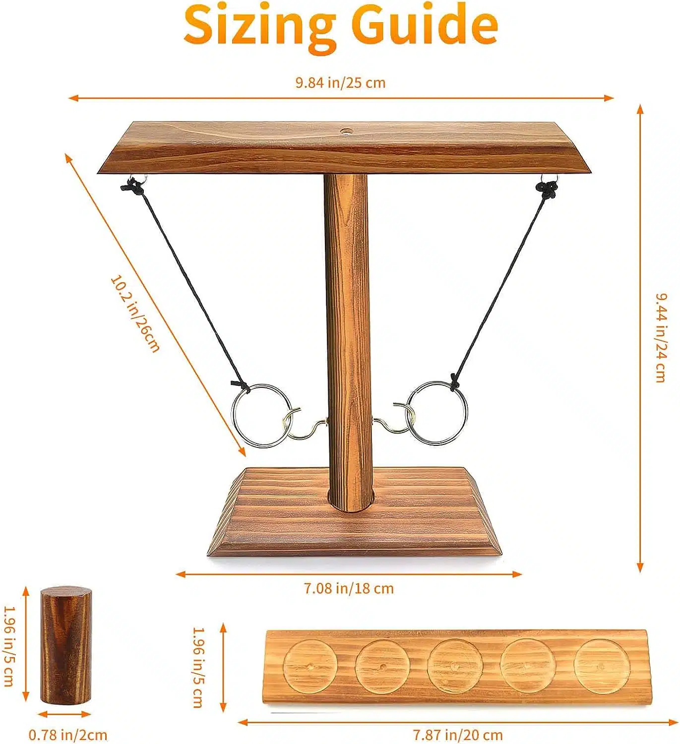 Ξύλινο Επιτραπέζιο παιχνίδι “Ring Toss Game” για Παιδιά & Ενήλικες Ξύλινο Επιτραπέζιο παιχνίδι “Ring Toss Game” για Παιδιά & Ενήλικες