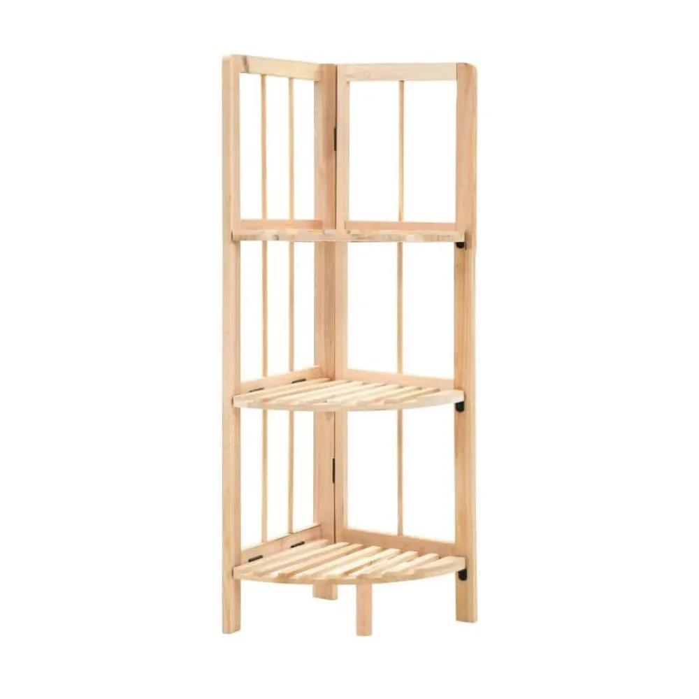 Ξύλινο Γωνιακό Ράφι 3 Επιπέδων 28x28x85cm Ξύλινο Γωνιακό Ράφι 3 Επιπέδων 28x28x85cm