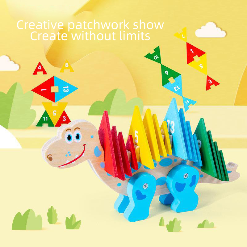 Ξύλινος Εκπαιδευτικός Δεινόσαυρος Εκμάθησης Χρωμάτων - Σχημάτων - Αριθμών Κατάλληλο για Ηλικίες 3+ Ετών - Dinosaur Thinking Sorting Game Ξύλινος Εκπαιδευτικός Δεινόσαυρος Εκμάθησης Χρωμάτων - Σχημάτων - Αριθμών Κατάλληλο για Ηλικίες 3+ Ετών - Dinosaur Thinking Sorting Game