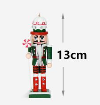 Ξύλινος Χριστουγεννιάτικος Καρυοθραύστης 13cm Ξύλινος Χριστουγεννιάτικος Καρυοθραύστης 13cm