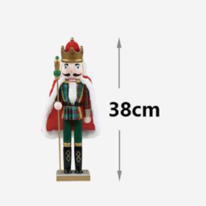 Ξύλινος Χριστουγεννιάτικος Καρυοθραύστης 38cm Ξύλινος Χριστουγεννιάτικος Καρυοθραύστης 38cm