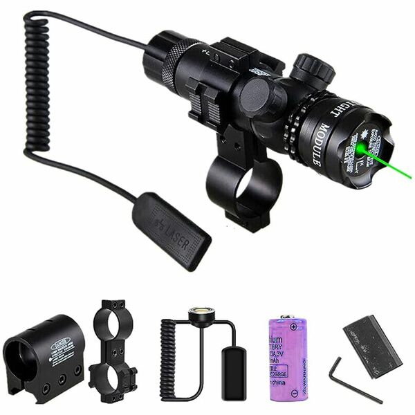 Επαναφορτιζόμενο Laser Σκόπευτρο για Ράγες Όπλου με Πράσινη Δέσμη Universal Συμβατότητα 532nm Μαύρο Επαναφορτιζόμενο Laser Σκόπευτρο για Ράγες Όπλου με Πράσινη Δέσμη Universal Συμβατότητα 532nm Μαύρο