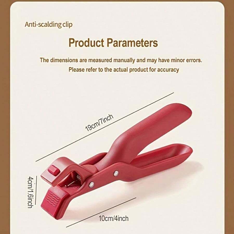 Λαβίδα Ζεστών Αντικειμένων Μαγειρέματος - Γκρι Λαβίδα Ζεστών Αντικειμένων Μαγειρέματος - Γκρι