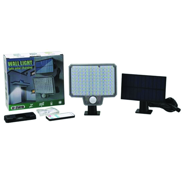 LED Αδιάβροχο Ηλιακό Επαναφορτιζόμενο Επιτοίχιο Φωτιστικό με Πάνελ 108 SMD, Αισθητήρα Κίνησης, Τηλεχειριστήριο και Ψυχρό Λευκό Φωτισμό Μαύρο LED Αδιάβροχο Ηλιακό Επαναφορτιζόμενο Επιτοίχιο Φωτιστικό με Πάνελ 108 SMD, Αισθητήρα Κίνησης, Τηλεχειριστήριο και Ψυχρό Λευκό Φωτισμό Μαύρο