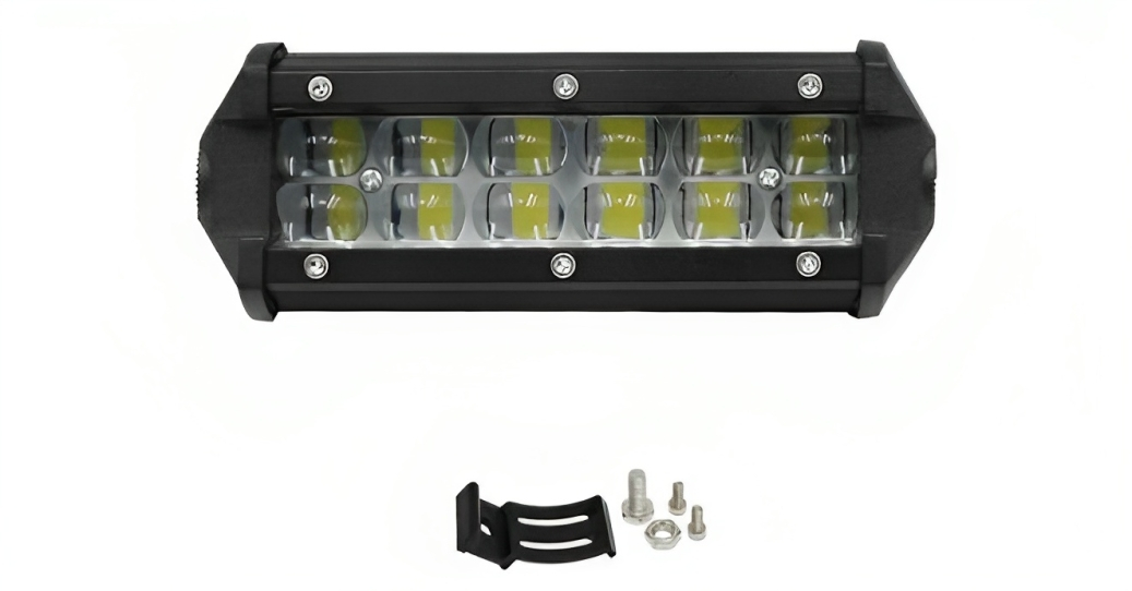 LED Αδιάβροχο IP68 Προβολάκι - Μπάρα Αλουμινίου για Οχήματα 36W - 12V-24V 10cm - 12 CREE T6 3600LM 6000K LED Αδιάβροχο IP68 Προβολάκι - Μπάρα Αλουμινίου για Οχήματα 36W - 12V-24V 10cm - 12 CREE T6 3600LM 6000K