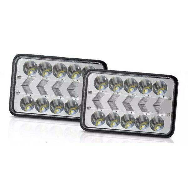 LED Αδιάβροχος Προβολέας Αυτοκινήτου 10 SMD 5″ 12-24V με Βύσμα H4 Ψυχρό Λευκό – Πορτοκαλί LED Αδιάβροχος Προβολέας Αυτοκινήτου 10 SMD 5″ 12-24V με Βύσμα H4 Ψυχρό Λευκό – Πορτοκαλί
