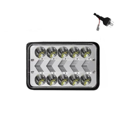 LED Αδιάβροχος Προβολέας Αυτοκινήτου 10 SMD 5″ 12-24V με Βύσμα H4 Ψυχρό Λευκό – Πορτοκαλί LED Αδιάβροχος Προβολέας Αυτοκινήτου 10 SMD 5″ 12-24V με Βύσμα H4 Ψυχρό Λευκό – Πορτοκαλί