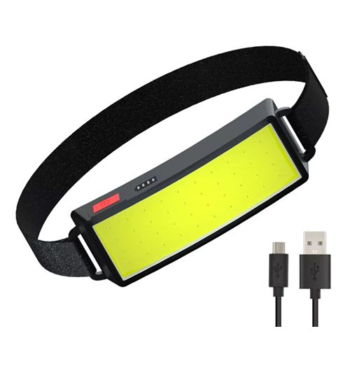 LED COB Επαναφορτιζόμενος Φακός Κεφαλής 500 Lumens 3 Λειτουργίες Φωτισμού LED COB Επαναφορτιζόμενος Φακός Κεφαλής 500 Lumens 3 Λειτουργίες Φωτισμού