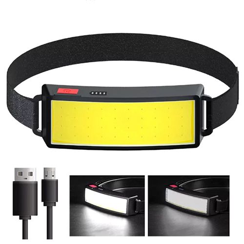 LED COB Επαναφορτιζόμενος Φακός Κεφαλής 500 Lumens 3 Λειτουργίες Φωτισμού LED COB Επαναφορτιζόμενος Φακός Κεφαλής 500 Lumens 3 Λειτουργίες Φωτισμού