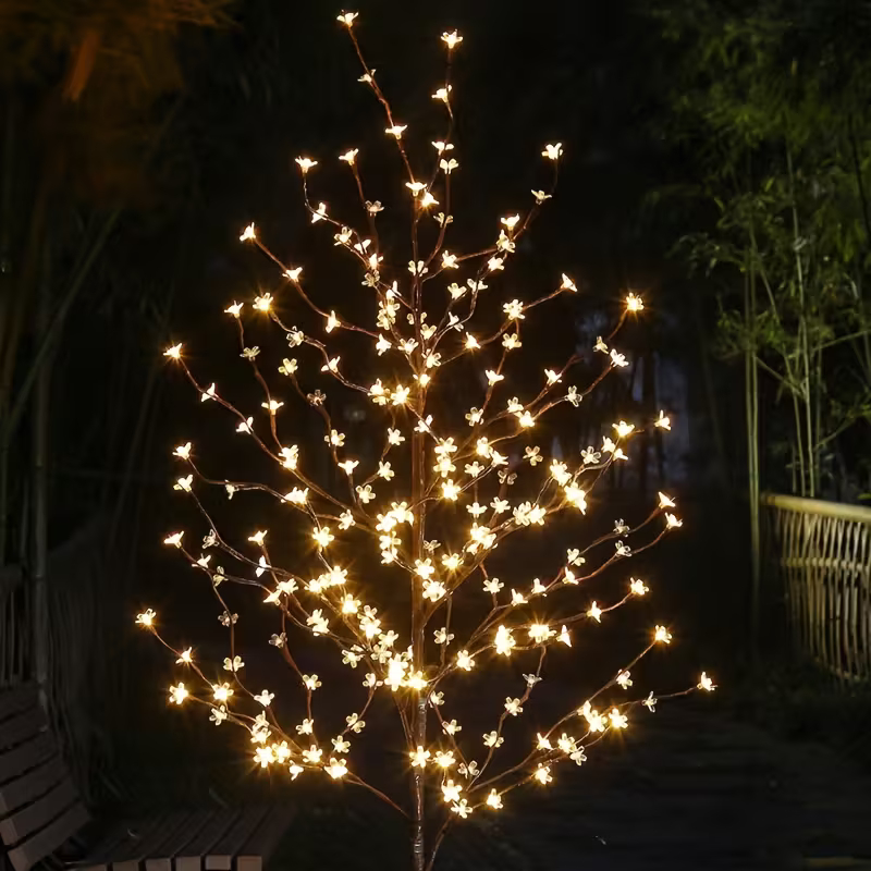 LED Διακοσμητικό Δέντρο με Λευκό Θερμό Φωτισμό 180cm - Για Εσωτερικό & Εξωτερικό Χώρο LED Διακοσμητικό Δέντρο με Λευκό Θερμό Φωτισμό 180cm - Για Εσωτερικό & Εξωτερικό Χώρο