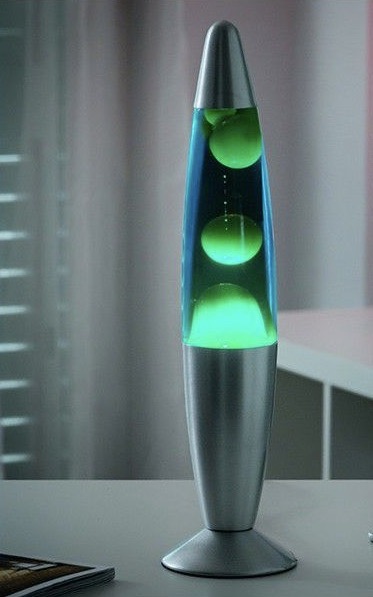 LED Διακοσμητικό Επιτραπέζιο Φωτιστικό Λάβας 34cm Πράσινο LED Διακοσμητικό Επιτραπέζιο Φωτιστικό Λάβας 34cm Πράσινο