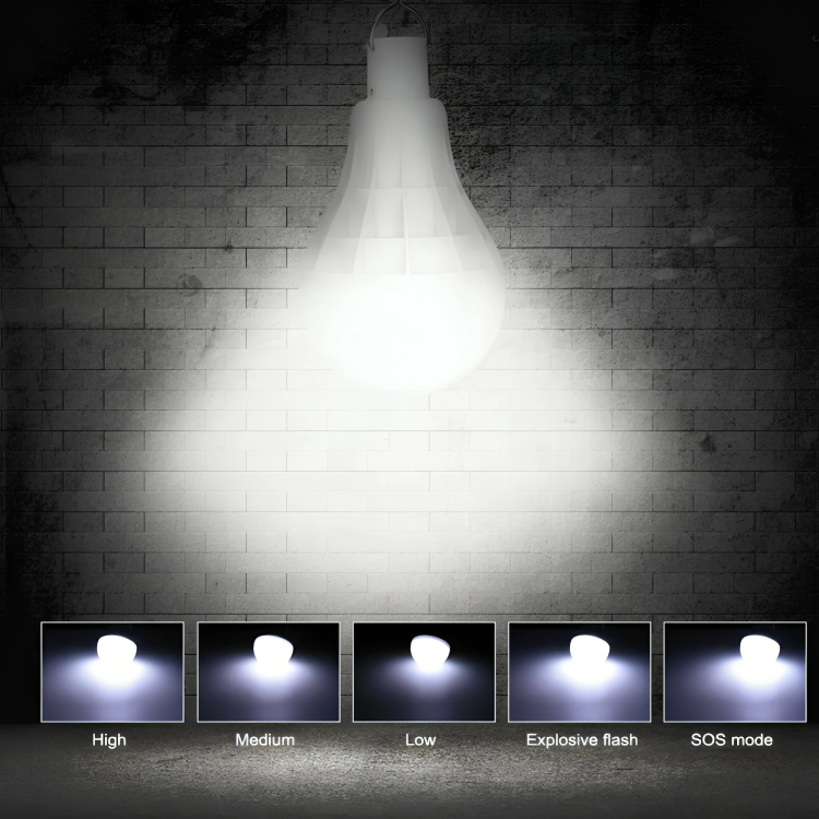 LED Επαναφορτιζόμενη Λάμπα USB 20W 6000K - Με Γάντζο & 5 Λειτουργίες Φωτισμού LED Επαναφορτιζόμενη Λάμπα USB 20W 6000K - Με Γάντζο & 5 Λειτουργίες Φωτισμού