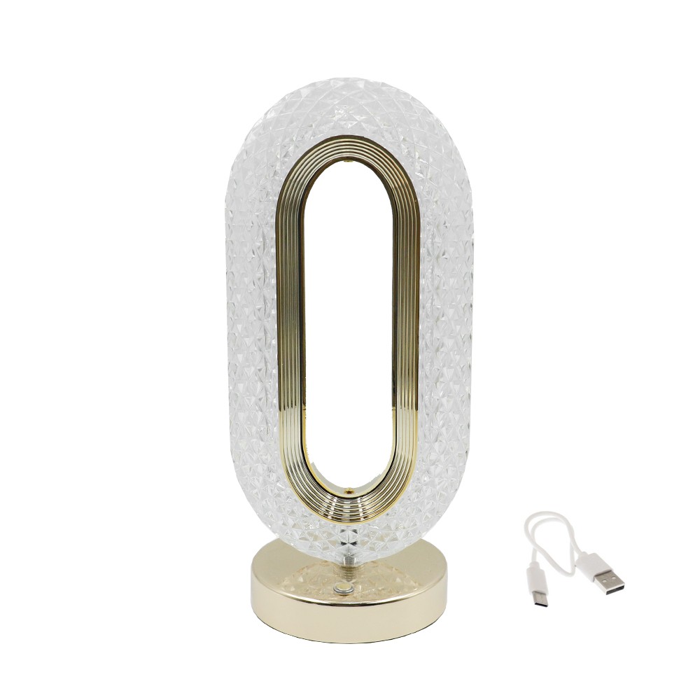 LED Επαναφορτιζόμενο Επιτραπέζιο Φωτιστικό με 3 Λειτουργίες Φωτισμού Atmoshpere Lamp LED Επαναφορτιζόμενο Επιτραπέζιο Φωτιστικό με 3 Λειτουργίες Φωτισμού Atmoshpere Lamp