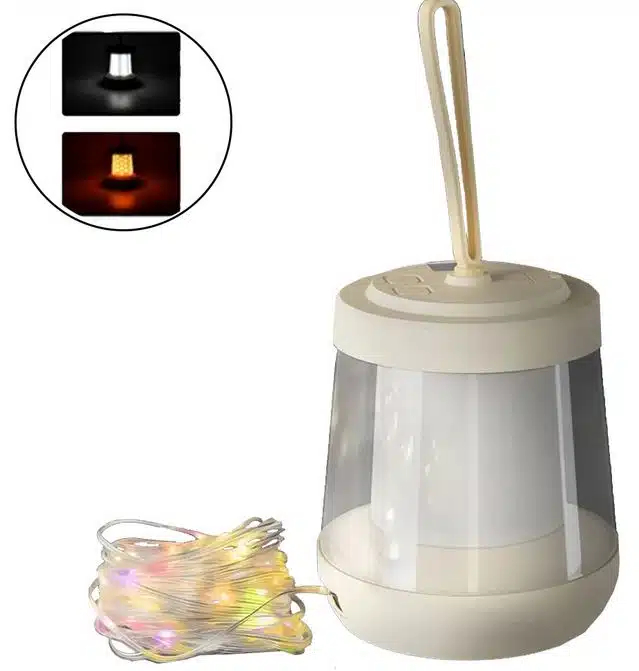 LED Επαναφορτιζόμενο Φανάρι Camping σε Ψυχρό Θερμό Φωτισμό – Γιρλάντα 10m με LCD Οθόνη Ένδειξης Μπαταρίας και Ιμάντα σε Λευκό Χρώμα LED Επαναφορτιζόμενο Φανάρι Camping σε Ψυχρό Θερμό Φωτισμό – Γιρλάντα 10m με LCD Οθόνη Ένδειξης Μπαταρίας και Ιμάντα σε Λευκό Χρώμα