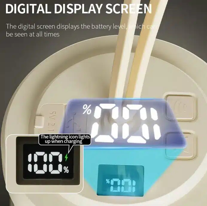 LED Επαναφορτιζόμενο Φανάρι Camping σε Ψυχρό Θερμό Φωτισμό – Γιρλάντα 10m με LCD Οθόνη Ένδειξης Μπαταρίας και Ιμάντα σε Λευκό Χρώμα LED Επαναφορτιζόμενο Φανάρι Camping σε Ψυχρό Θερμό Φωτισμό – Γιρλάντα 10m με LCD Οθόνη Ένδειξης Μπαταρίας και Ιμάντα σε Λευκό Χρώμα