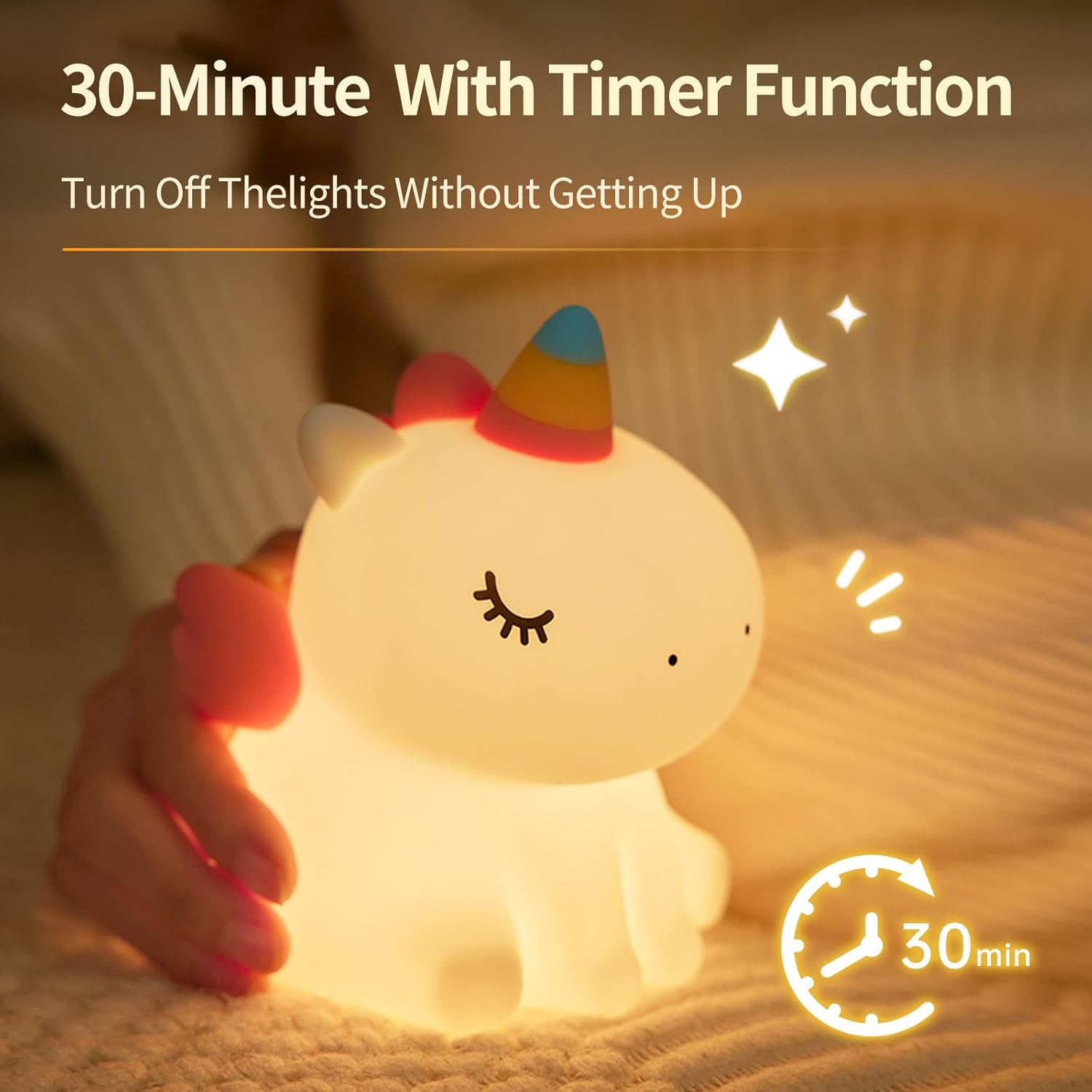 LED Επαναφορτιζόμενο Φωτάκι Νυχτός Μονόκερος - Arrango LED Επαναφορτιζόμενο Φωτάκι Νυχτός Μονόκερος - Arrango