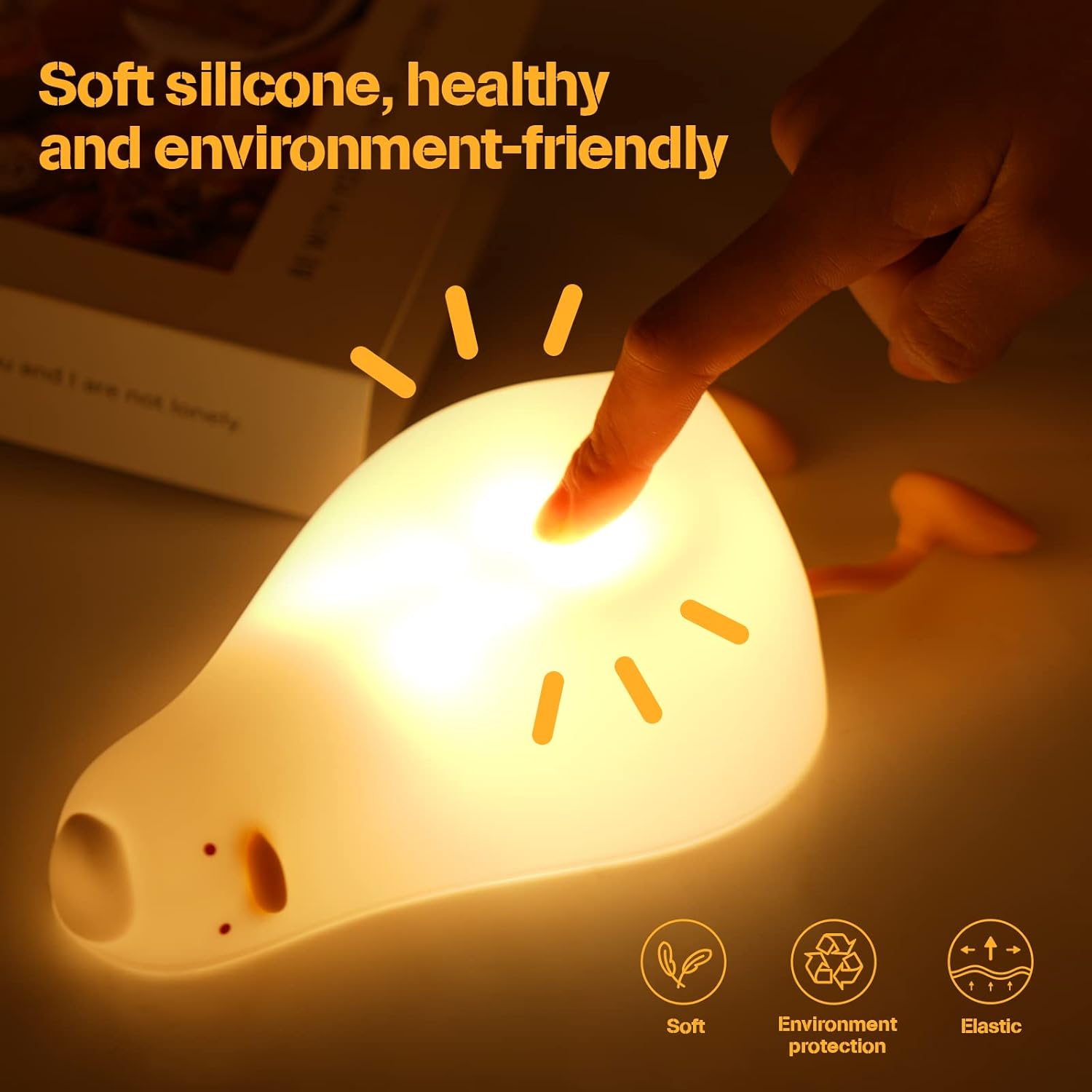 LED Επαναφορτιζόμενο Φωτάκι Νυχτός σε Σχήμα Παπί - Arrango LED Επαναφορτιζόμενο Φωτάκι Νυχτός σε Σχήμα Παπί - Arrango