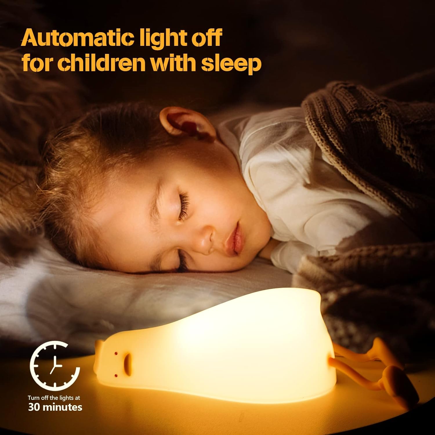 LED Επαναφορτιζόμενο Φωτάκι Νυχτός σε Σχήμα Παπί - Arrango LED Επαναφορτιζόμενο Φωτάκι Νυχτός σε Σχήμα Παπί - Arrango