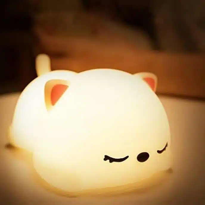 LED Επαναφορτιζόμενο Παιδικό Φωτιστικό 5V USB με Σχέδιο Γατούλα σε Θερμό και Πολύχρωμο Φωτισμό LED Επαναφορτιζόμενο Παιδικό Φωτιστικό 5V USB με Σχέδιο Γατούλα σε Θερμό και Πολύχρωμο Φωτισμό