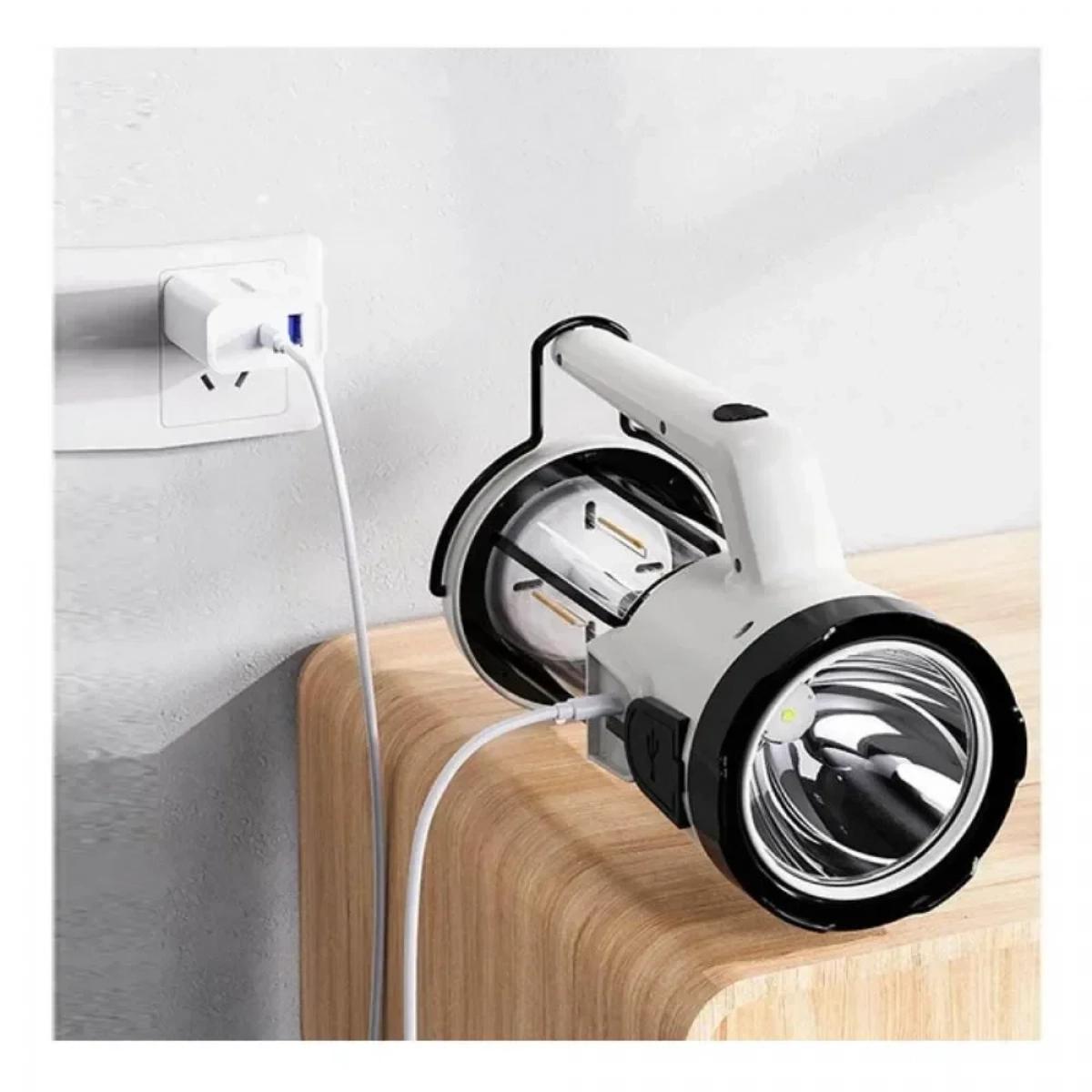 LED Επαναφορτιζόμενος Αδιάβροχος Φακός-Φανάρι με Ρύθμιση Φωτεινότητας και Εμβέλεια 300m LED Επαναφορτιζόμενος Αδιάβροχος Φακός-Φανάρι με Ρύθμιση Φωτεινότητας και Εμβέλεια 300m