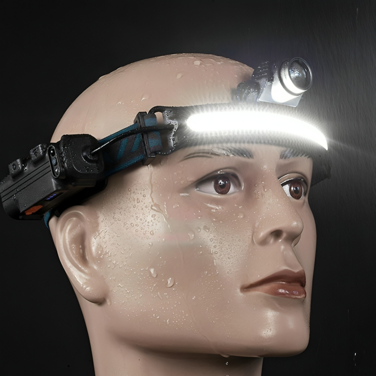 LED Επαναφορτιζόμενος Αδιάβροχος Φακός Κεφαλής 700LM με Αισθητήρα Κίνησης LED Επαναφορτιζόμενος Αδιάβροχος Φακός Κεφαλής 700LM με Αισθητήρα Κίνησης