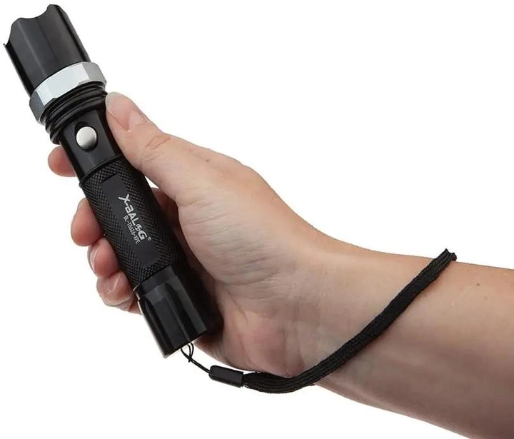 LED Επαναφορτιζόμενος Αδιάβροχος Φακός Μεγάλης Εμβέλειας με 3 Ρυθμιζόμενες Λειτουργίες Φωτισμού Ψυχρό Λευκό 6000K LED Επαναφορτιζόμενος Αδιάβροχος Φακός Μεγάλης Εμβέλειας με 3 Ρυθμιζόμενες Λειτουργίες Φωτισμού Ψυχρό Λευκό 6000K