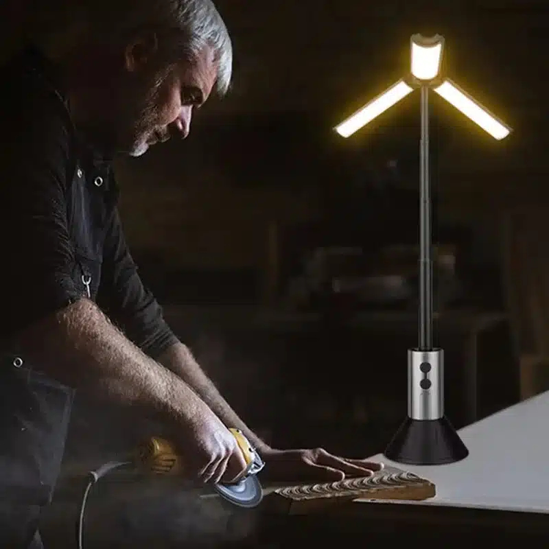 LED Επαναφορτιζόμενος Τηλεσκοπικός Προβολέας – Αναδιπλούμενος Φακός Aerbes LED Επαναφορτιζόμενος Τηλεσκοπικός Προβολέας – Αναδιπλούμενος Φακός Aerbes