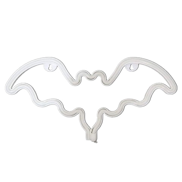 LED Επιτοίχιο Διακοσμητικό Φωτιστικό Neon με Τροφοδοσία USB ή Μπαταρίες με Σχέδιο Nυχτερίδα σε Ροζ Χρώμα LED Επιτοίχιο Διακοσμητικό Φωτιστικό Neon με Τροφοδοσία USB ή Μπαταρίες με Σχέδιο Nυχτερίδα σε Ροζ Χρώμα