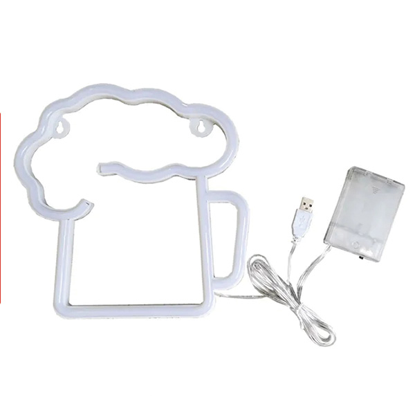 LED Επιτοίχιο Διακοσμητικό Φωτιστικό Neon με Τροφοδοσία USB – Μπαταρίες με Λογότυπο Ποτήρι Μπύρας LED Επιτοίχιο Διακοσμητικό Φωτιστικό Neon με Τροφοδοσία USB – Μπαταρίες με Λογότυπο Ποτήρι Μπύρας