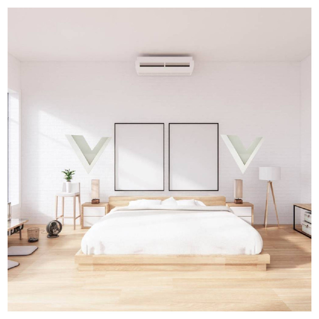 LED Επιτοίχιο Φωτιστικό σε Σχήμα V με 3 Ρυθμίσεις Φωτισμού 9W 25.8 x 21.5cm - Universo LED Επιτοίχιο Φωτιστικό σε Σχήμα V με 3 Ρυθμίσεις Φωτισμού 9W 25.8 x 21.5cm - Universo