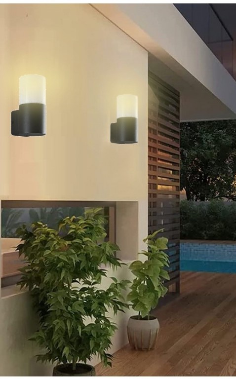 LED Φωτιστικό Τοίχου - Απλίκα 60W Ε27, IP54 9.5 x 17 x 7.8cm - Universo LED Φωτιστικό Τοίχου - Απλίκα 60W Ε27, IP54 9.5 x 17 x 7.8cm - Universo