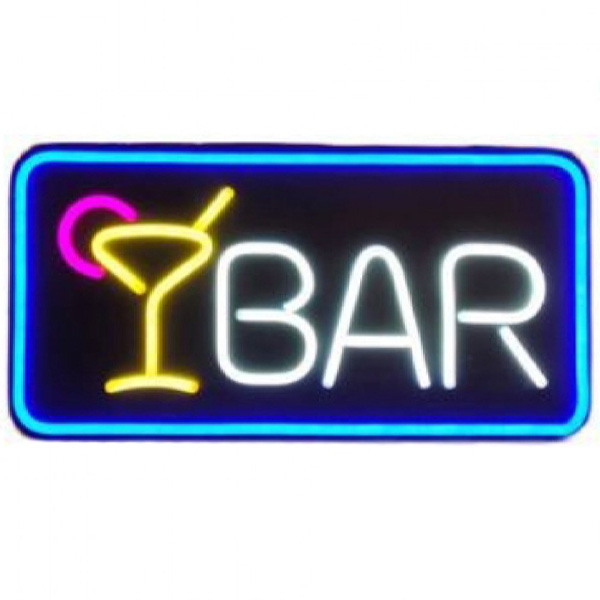 Led Φωτιζόμενη Διαφημιστική Πινακίδα BAR 50X25εκ Led Φωτιζόμενη Διαφημιστική Πινακίδα BAR 50X25εκ