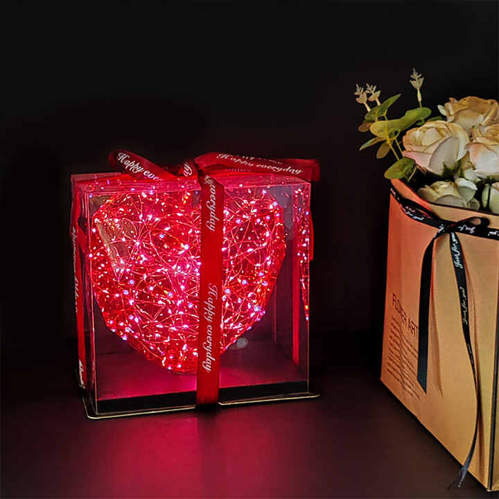 LED Φωτιζόμενη Κόκκινη Διακοσμητική Καρδιά σε Συσκευασία Δώρου - Big Red Love LED Φωτιζόμενη Κόκκινη Διακοσμητική Καρδιά σε Συσκευασία Δώρου - Big Red Love