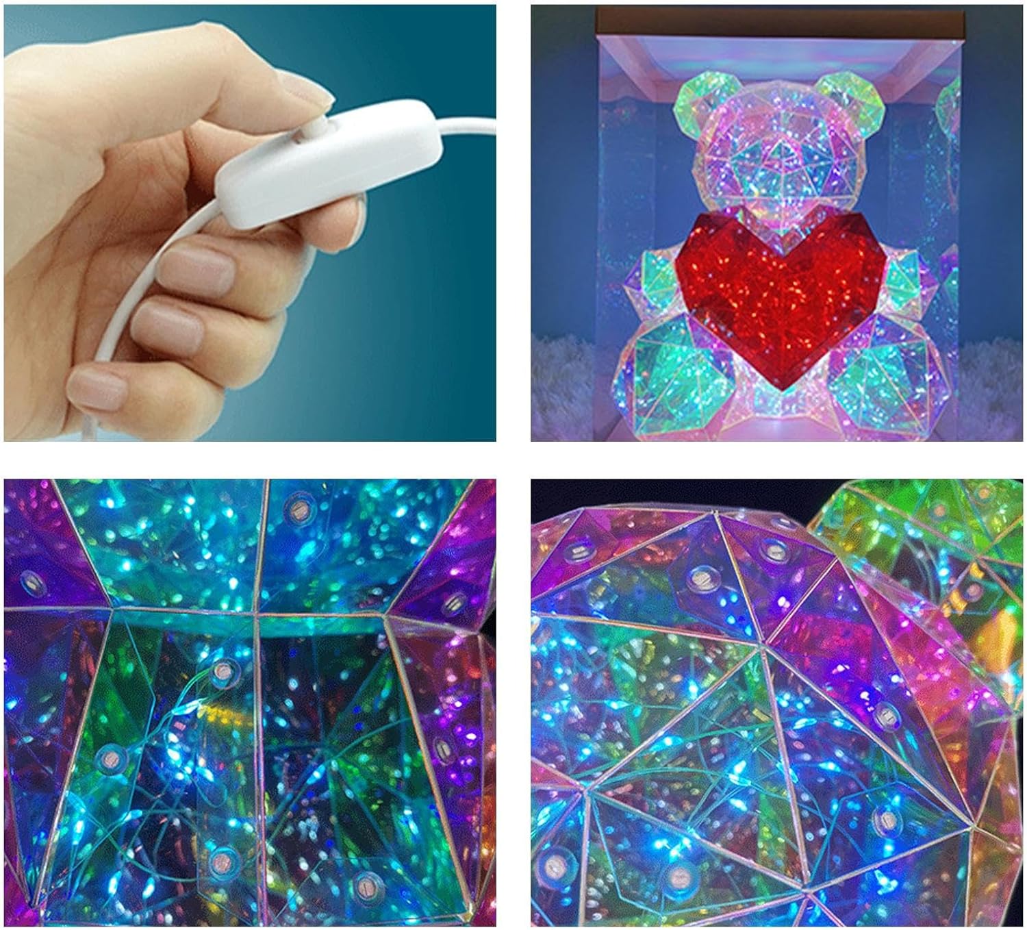 LED Φωτιζόμενο Αρκουδάκι με Καρδιά σε Συσκευασία Δώρου- Symphony Love Bear 30x20 cm LED Φωτιζόμενο Αρκουδάκι με Καρδιά σε Συσκευασία Δώρου- Symphony Love Bear 30x20 cm