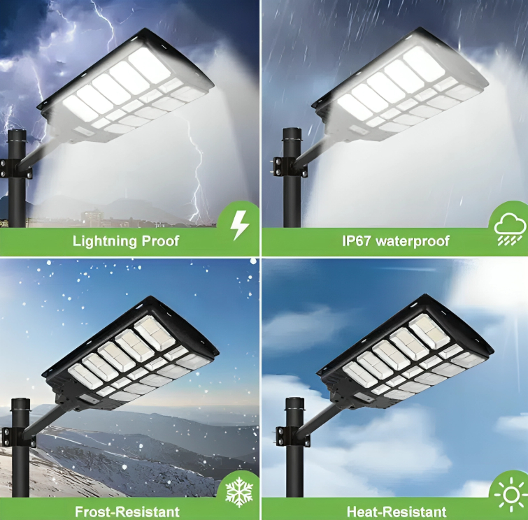 LED Ηλιακός Προβολέας 1600W με Ανιχνευτή Κίνησης & Φωτοκύτταρο - IP67 Αδιάβροχο LED Ηλιακός Προβολέας 1600W με Ανιχνευτή Κίνησης & Φωτοκύτταρο - IP67 Αδιάβροχο