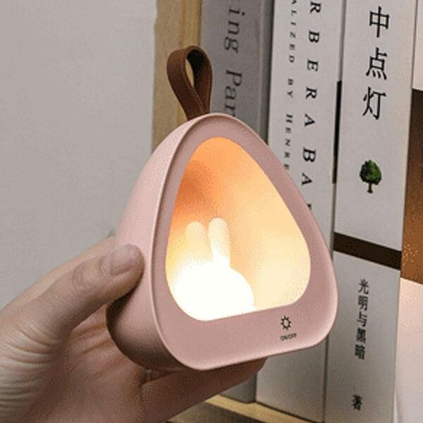 LED Παιδικό Επαναφορτιζόμενο USB Φωτάκι Νυκτός - Λαγουδάκι με Ρυθμιζόμενες Λειτουργίες Φωτισμού LED Παιδικό Επαναφορτιζόμενο USB Φωτάκι Νυκτός - Λαγουδάκι με Ρυθμιζόμενες Λειτουργίες Φωτισμού