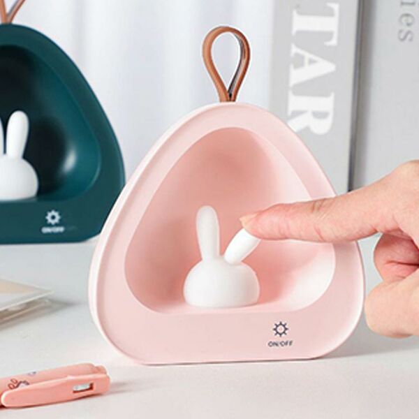 LED Παιδικό Επαναφορτιζόμενο USB Φωτάκι Νυκτός - Λαγουδάκι με Ρυθμιζόμενες Λειτουργίες Φωτισμού LED Παιδικό Επαναφορτιζόμενο USB Φωτάκι Νυκτός - Λαγουδάκι με Ρυθμιζόμενες Λειτουργίες Φωτισμού