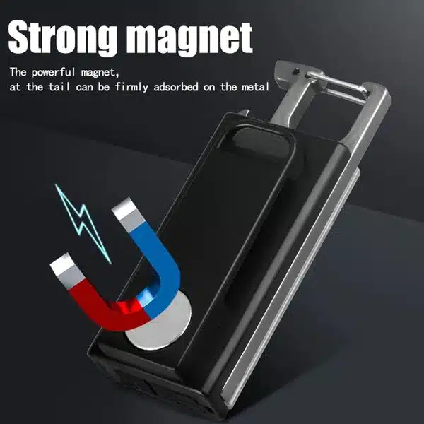 LED Πολυλειτουργικός Επαναφορτιζόμενος Mini Φακός με 8 Λειτουργίες Φωτισμού, Γάντζο και Μαγνήτη Κόκκινος LED Πολυλειτουργικός Επαναφορτιζόμενος Mini Φακός με 8 Λειτουργίες Φωτισμού, Γάντζο και Μαγνήτη Κόκκινος