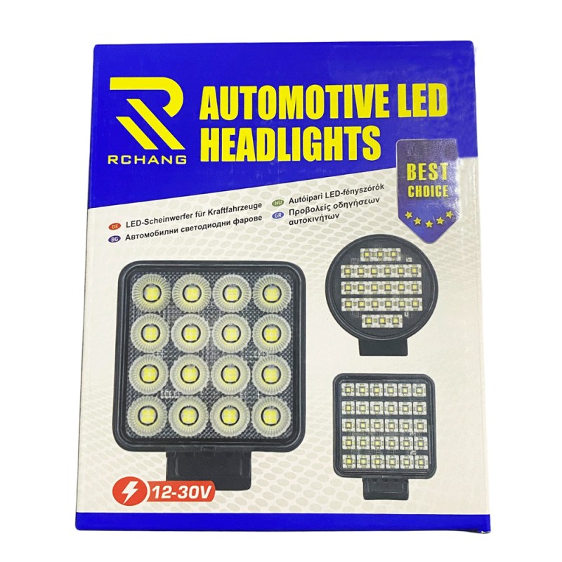 LED Προβολέας Εργασίας Αυτοκινήτου 60W 12-30V Rchang με Βάση Στήριξης LED Προβολέας Εργασίας Αυτοκινήτου 60W 12-30V Rchang με Βάση Στήριξης