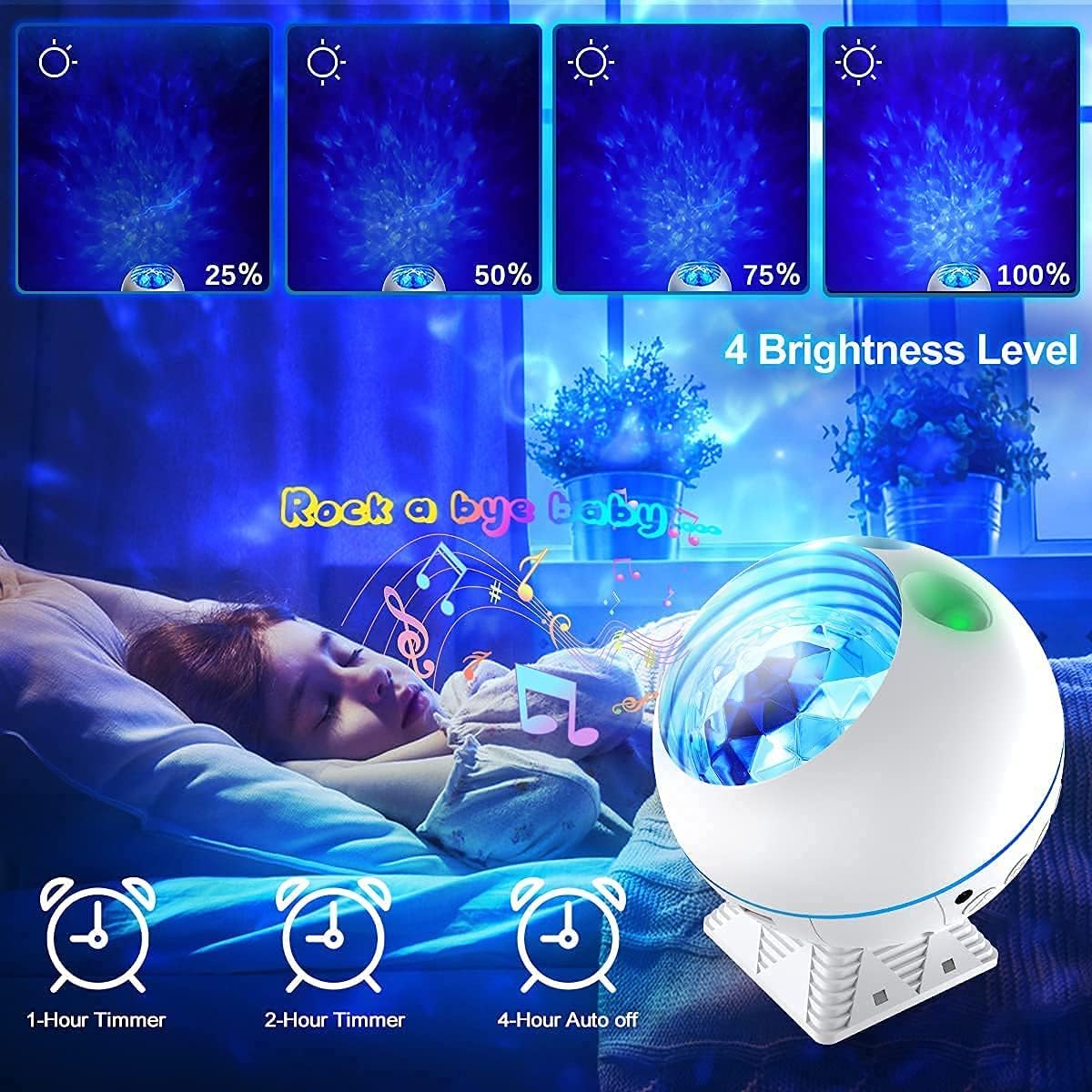 LED Προβολέας Προτζέκτορας 360° Γαλαξίας με 43 Χρώματα, Ηχείο Bluetooth, Χρονοδιακόπτη και Τηλεχειριστήριο - Galaxy, Moon & Nebula Night Light LED Προβολέας Προτζέκτορας 360° Γαλαξίας με 43 Χρώματα, Ηχείο Bluetooth, Χρονοδιακόπτη και Τηλεχειριστήριο - Galaxy, Moon & Nebula Night Light