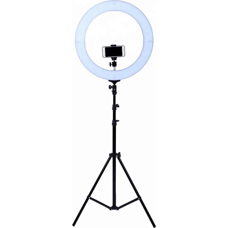 LED Ring Light Δαχτυλίδι Διαμέτρου 43cm, Φωτισμού 3200-5600K με Τρίποδο Δαπέδου και Βάση για Κινητό LED Ring Light Δαχτυλίδι Διαμέτρου 43cm, Φωτισμού 3200-5600K με Τρίποδο Δαπέδου και Βάση για Κινητό
