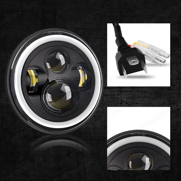 LED Στρογγυλός Αδιάβροχος Προβολέας Αυτοκινήτου 5” 12-24V με Βύσμα H4 Ψυχρό Λευκό LED Στρογγυλός Αδιάβροχος Προβολέας Αυτοκινήτου 5” 12-24V με Βύσμα H4 Ψυχρό Λευκό