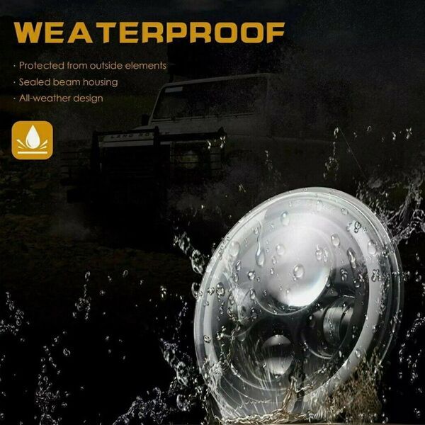 LED Στρογγυλός Αδιάβροχος Προβολέας Αυτοκινήτου 7” 12-24V με Βύσμα H4 Ψυχρό Λευκό – Πορτοκαλι LED Στρογγυλός Αδιάβροχος Προβολέας Αυτοκινήτου 7” 12-24V με Βύσμα H4 Ψυχρό Λευκό – Πορτοκαλι