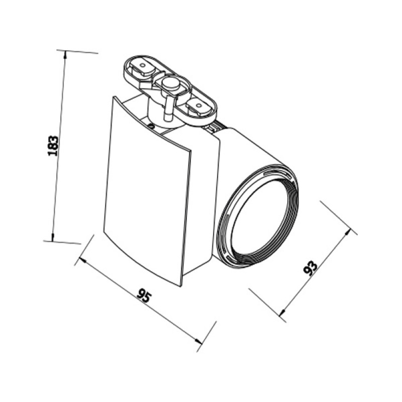 LED Tracklight Φωτιστικό Σποτ Ράγας 3 Καλωδίων 23W - 4000K - Aigostar LED Tracklight Φωτιστικό Σποτ Ράγας 3 Καλωδίων 23W - 4000K - Aigostar