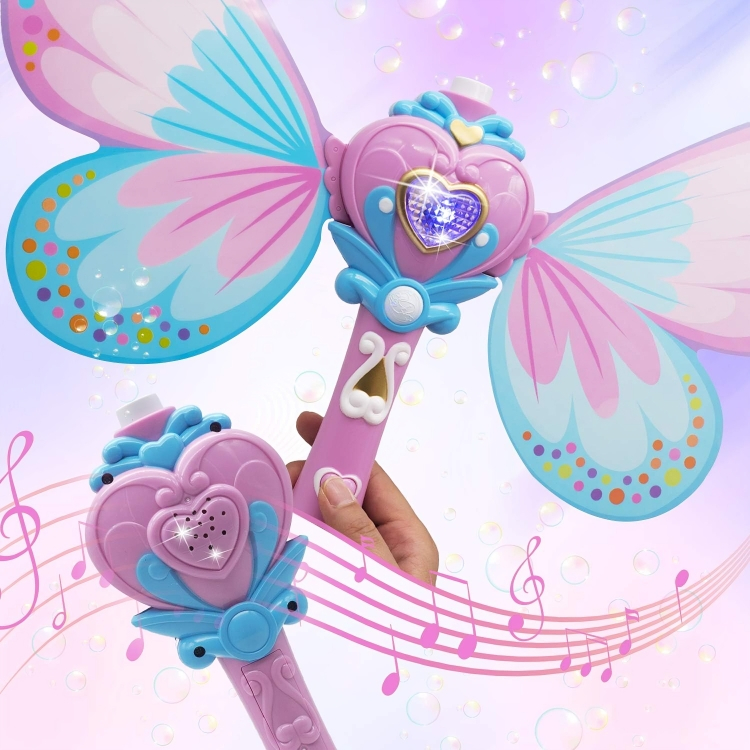 Μαγικό Ραβδί Πεταλούδα για Σαπουνόφουσκες με Μουσική & Φωτισμό LED Μαγικό Ραβδί Πεταλούδα για Σαπουνόφουσκες με Μουσική & Φωτισμό LED