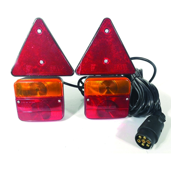 Μαγνητικά Φανάρια Τρέιλερ και Φορτηγά με Τριγωνικό Ανακλαστήρα Μαγνητικά Φανάρια Τρέιλερ και Φορτηγά με Τριγωνικό Ανακλαστήρα