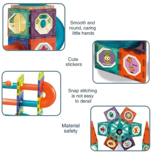 Μαγνητική Πίστα Κατασκευών με Φωτεινά Τουβλάκια 49τμχ STEM Light Magnetic Blocks με LED Σφαίρες Μαγνητική Πίστα Κατασκευών με Φωτεινά Τουβλάκια 49τμχ STEM Light Magnetic Blocks με LED Σφαίρες