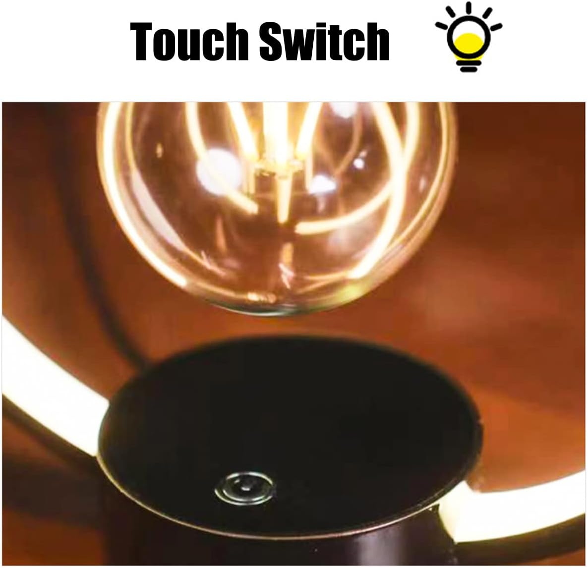 Μαγνητικό Αιωρούμενο Διακοσμητικό Φωτιστικό LED - Θερμού Λευκού Φωτισμού Μαγνητικό Αιωρούμενο Διακοσμητικό Φωτιστικό LED - Θερμού Λευκού Φωτισμού