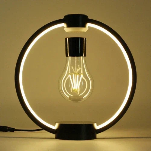 Μαγνητικό Περιστρεφόμενο Επιτραπέζιο Φωτιστικό - Αιωρούμενη Λάμπα με Εφέ Καφέ Ξύλου Home Theory Light Wood Grain Μαγνητικό Περιστρεφόμενο Επιτραπέζιο Φωτιστικό - Αιωρούμενη Λάμπα με Εφέ Καφέ Ξύλου Home Theory Light Wood Grain